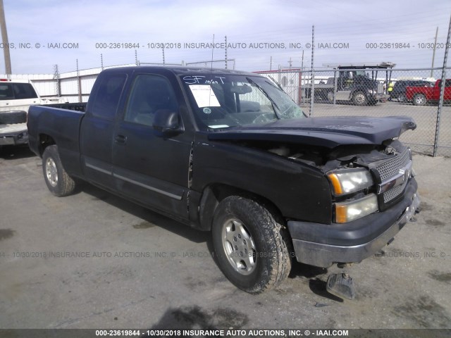 2GCEC19T431410888 - 2003 CHEVROLET SILVERADO C1500 BLACK photo 1