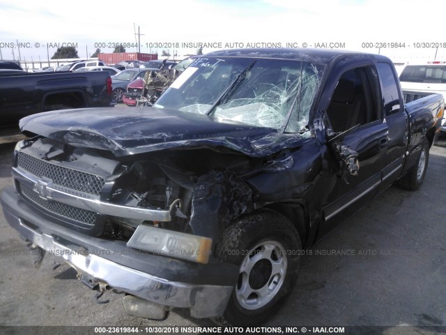 2GCEC19T431410888 - 2003 CHEVROLET SILVERADO C1500 BLACK photo 6