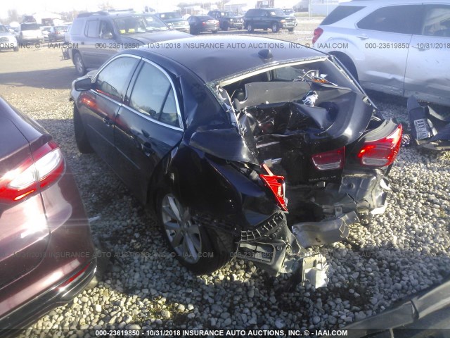 1G11E5SA7DU136867 - 2013 CHEVROLET MALIBU 2LT BLACK photo 3