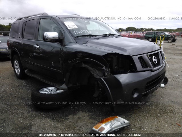 5N1BA0ND7CN609722 - 2012 NISSAN ARMADA SV/SL/PLATINUM GRAY photo 1