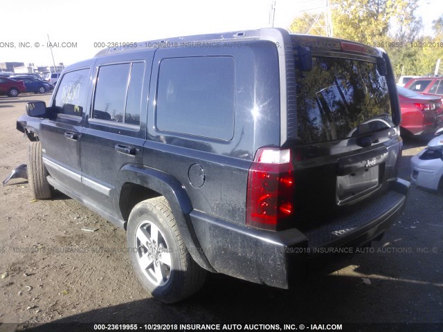 1J8HH48N36C281942 - 2006 JEEP COMMANDER BLACK photo 3