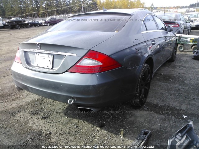 WDDDJ72X59A142374 - 2009 MERCEDES-BENZ CLS 550 GRAY photo 4