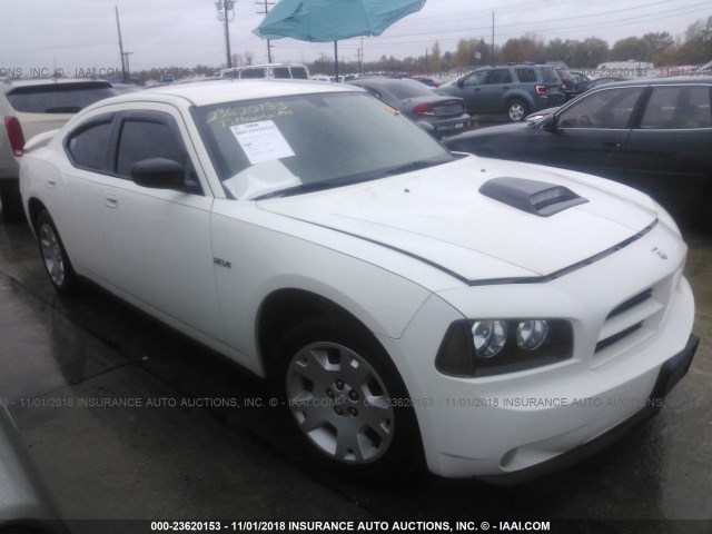 2B3KA43R67H769570 - 2007 DODGE CHARGER SE/SXT WHITE photo 1