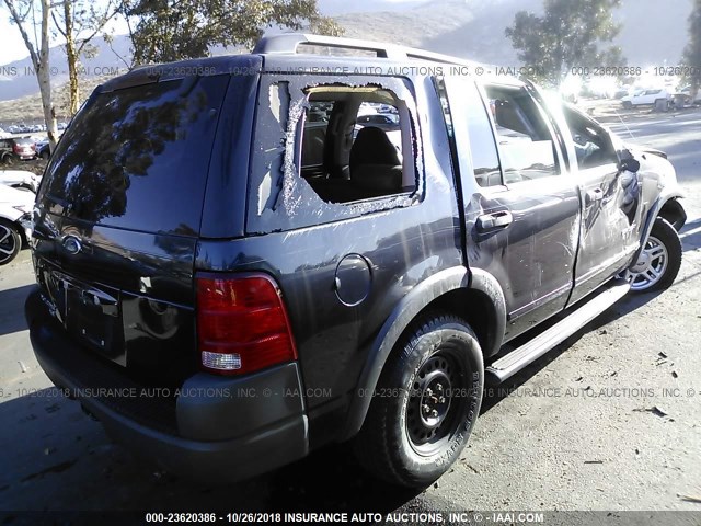 1FMZU62E12ZA88994 - 2002 FORD EXPLORER XLS BLACK photo 4