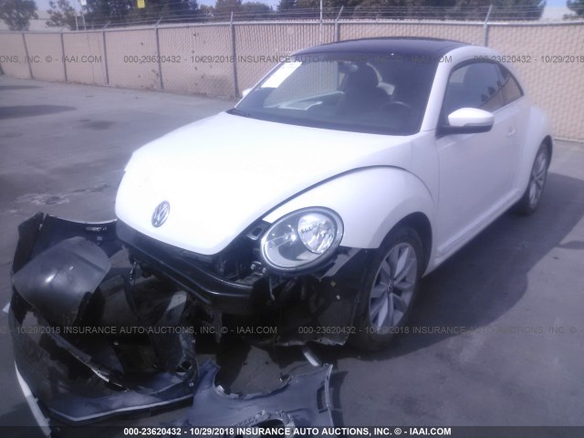 3VWJL7AT5DM603331 - 2013 VOLKSWAGEN BEETLE WHITE photo 2