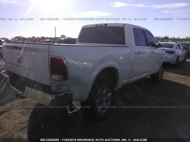 3C6UR5FL6JG151144 - 2018 RAM 2500 LARAMIE WHITE photo 4