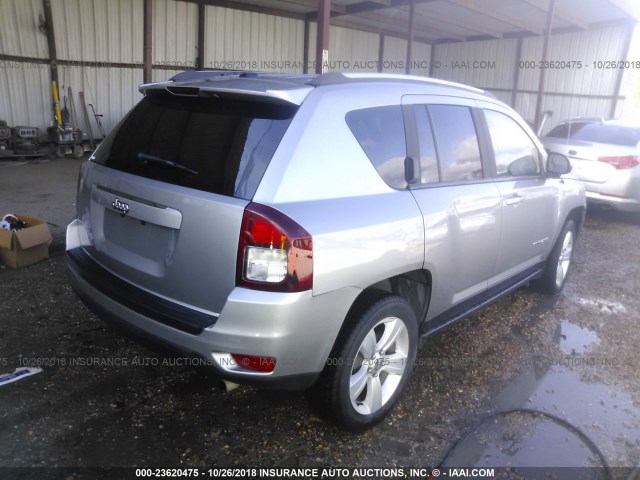 1C4NJCBA1GD633670 - 2016 JEEP COMPASS SPORT SILVER photo 4