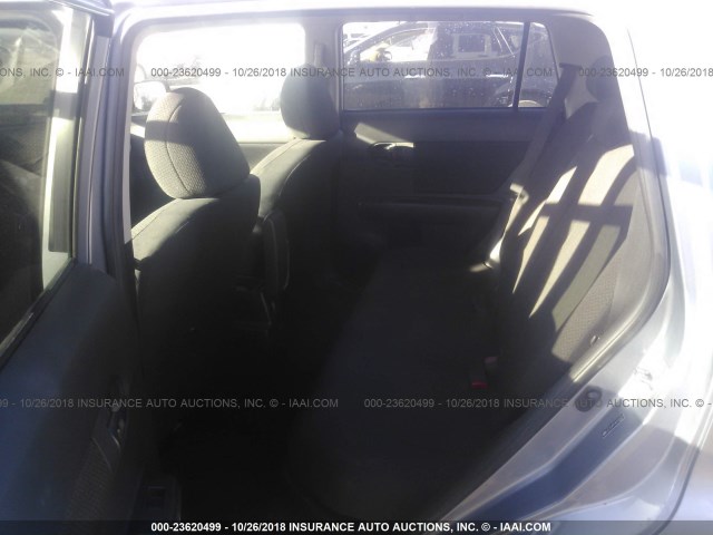 JTLZE4FE1A1107271 - 2010 TOYOTA SCION XB GRAY photo 8