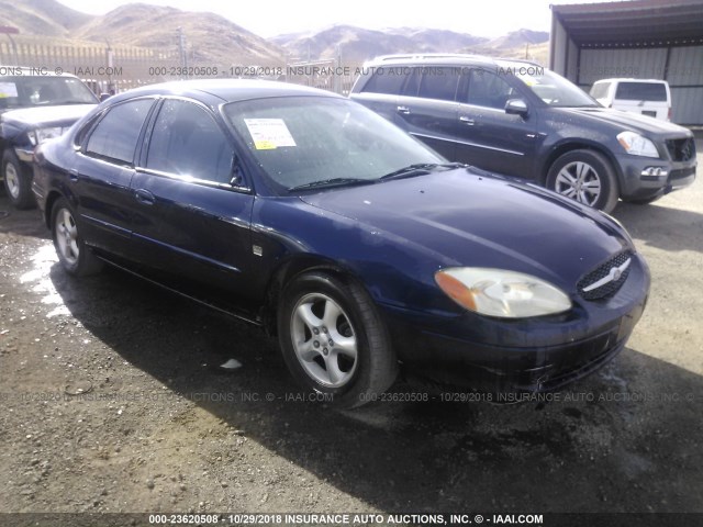 1FAFP55S11G248656 - 2001 FORD TAURUS SES BLUE photo 1