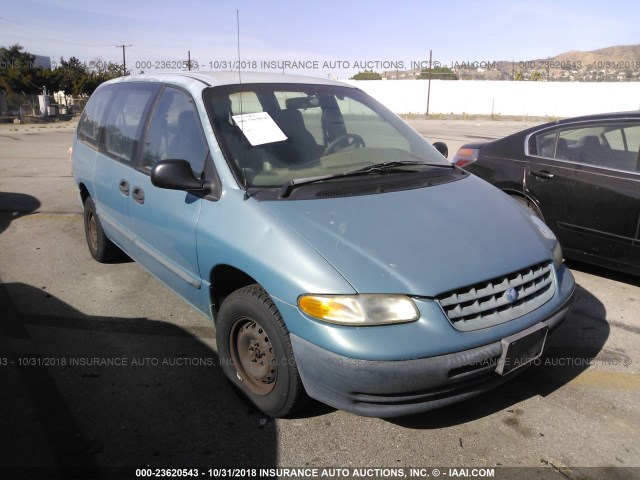 2P4GP24R5XR331649 - 1999 PLYMOUTH GRAND VOYAGER  Light Blue photo 1