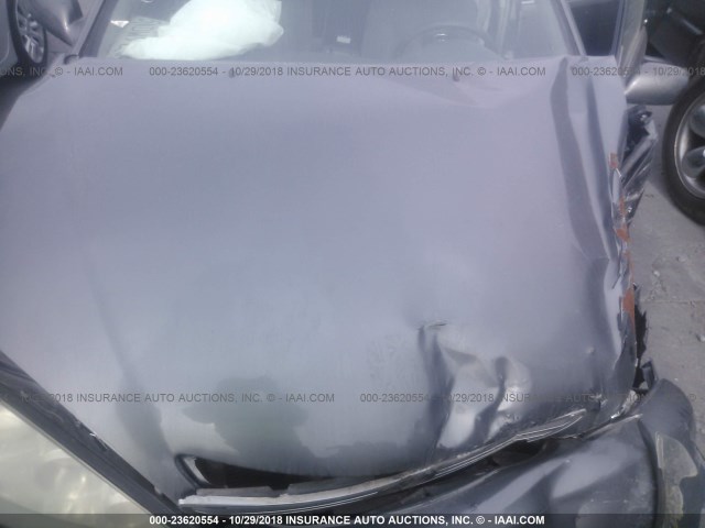 4T1BE32K85U575338 - 2005 TOYOTA CAMRY LE/XLE/SE GRAY photo 10