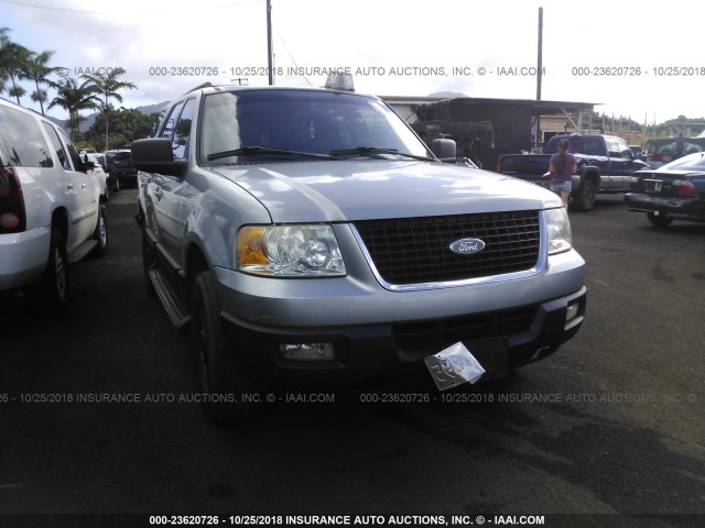 1FMPU15576LA34789 - 2006 FORD EXPEDITION XLT SILVER photo 1