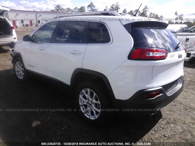 1C4PJLCB2FW781104 - 2015 JEEP CHEROKEE LATITUDE WHITE photo 3