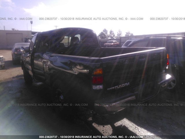 5TBRT34123S368869 - 2003 TOYOTA TUNDRA ACCESS CAB SR5 BLACK photo 3