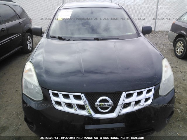 JN8AS5MT3CW301688 - 2012 NISSAN ROGUE S/SV BLACK photo 6