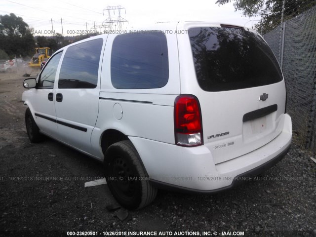 1GBDV13148D186700 - 2008 CHEVROLET UPLANDER INCOMPLETE WHITE photo 3