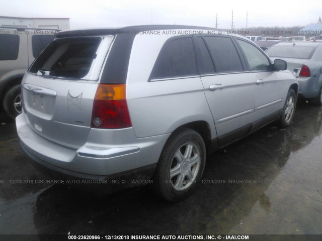 2A4GM684X6R704843 - 2006 CHRYSLER PACIFICA TOURING SILVER photo 4