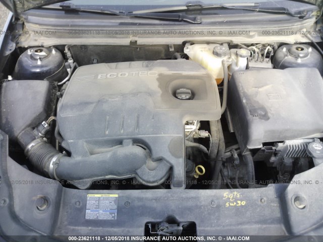 1G1ZH57BX9F160071 - 2009 CHEVROLET MALIBU Dark Blue photo 10