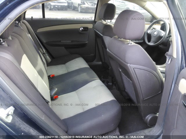 1G1ZH57BX9F160071 - 2009 CHEVROLET MALIBU Dark Blue photo 8
