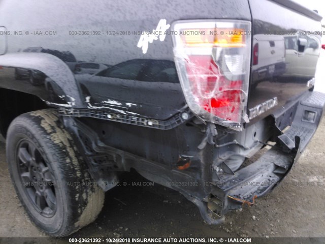 2HJYK16477H532960 - 2007 HONDA RIDGELINE RTS BLACK photo 6