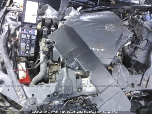 2G4WE567351221385 - 2005 BUICK LACROSSE CXS BLACK photo 10