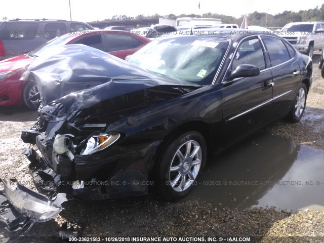 2G4WE567351221385 - 2005 BUICK LACROSSE CXS BLACK photo 2