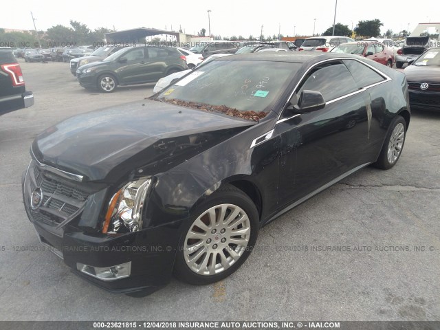 1G6DJ1ED0B0143990 - 2011 CADILLAC CTS PERFORMANCE COLLECTION BLACK photo 2