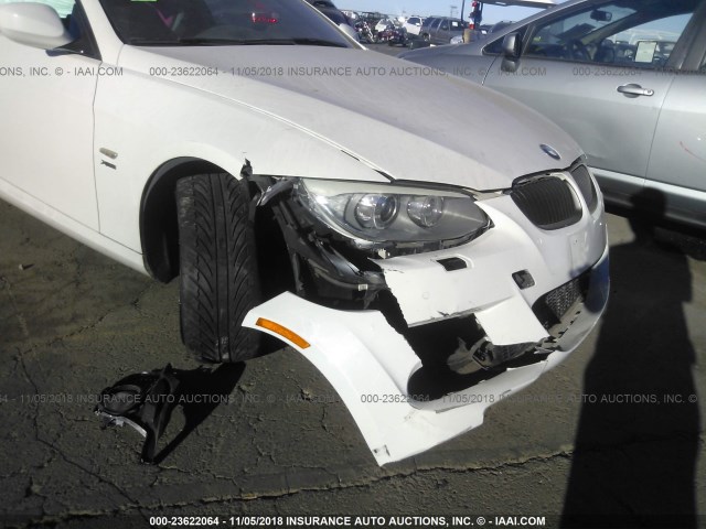 WBAKF9C56BE620499 - 2011 BMW 335 XI WHITE photo 6