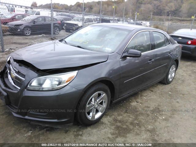 1G11A5SAXDF175100 - 2013 CHEVROLET MALIBU LS 灰色 照片 2