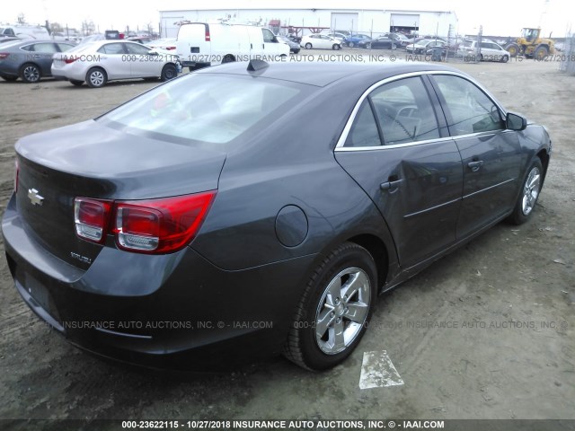 1G11A5SAXDF175100 - 2013 CHEVROLET MALIBU LS 灰色 照片 4
