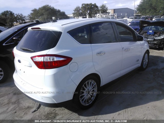 1FADP5CU9FL103181 - 2015 FORD C-MAX PREMIUM SEL WHITE photo 4