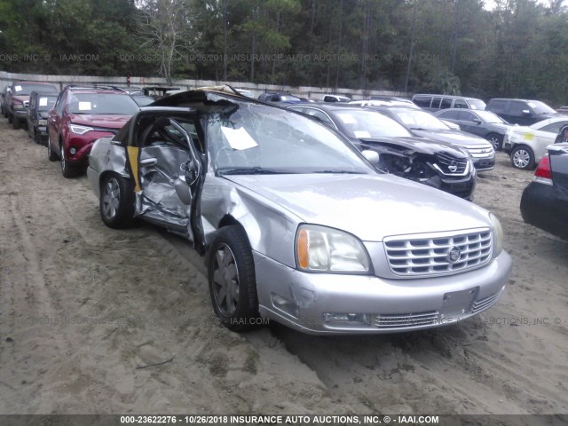 1G6KF57995U155237 - 2005 CADILLAC DEVILLE DTS SILVER photo 1