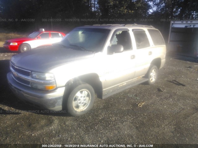 1GNEK13T7YJ132133 - 2000 CHEVROLET TAHOE K1500 GRAY photo 2