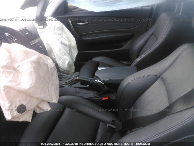 WBAUP9C56BVL90260 - 2011 BMW 128 I WHITE photo 5