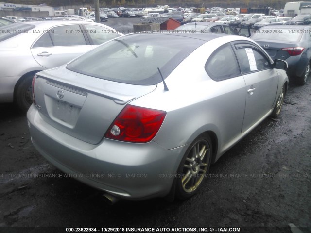 JTKDE177860113238 - 2006 TOYOTA SCION TC 银色 照片 4