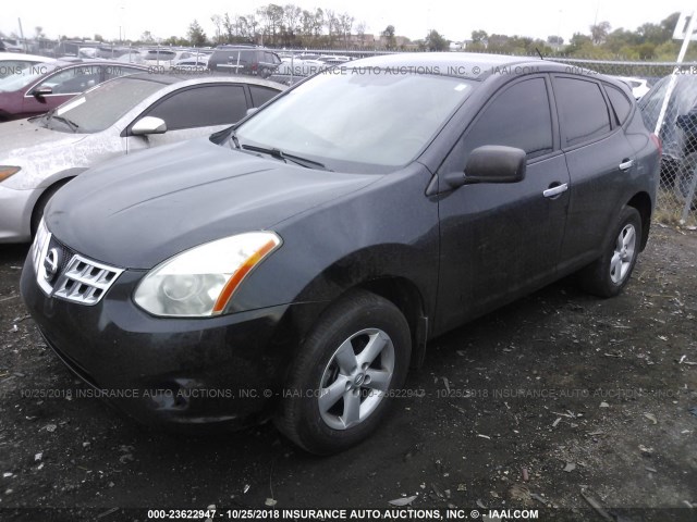 JN8AS5MT3AW006278 - 2010 NISSAN ROGUE S/SL/KROM BLACK photo 2