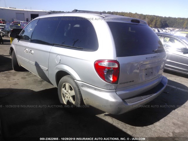 2D4GP44L06R687214 - 2006 DODGE GRAND CARAVAN SXT SILVER photo 3