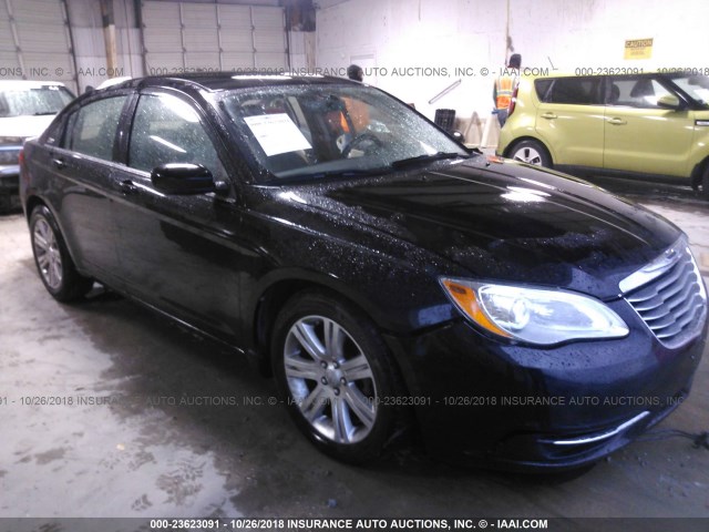 1C3CCBBB2DN597597 - 2013 CHRYSLER 200 TOURING BLACK photo 1