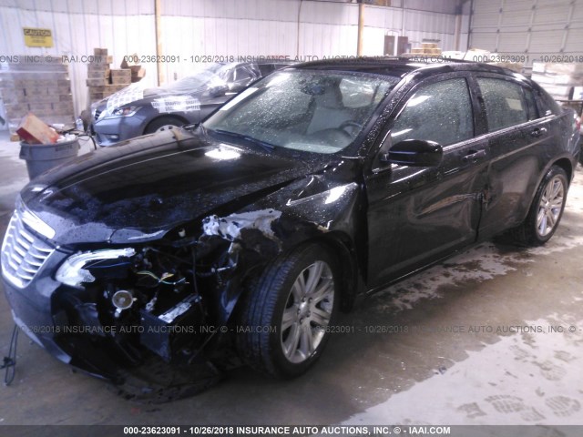 1C3CCBBB2DN597597 - 2013 CHRYSLER 200 TOURING BLACK photo 2