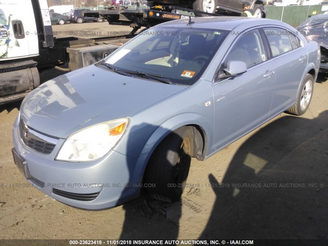 1G8ZS57B89F127315 - 2009 SATURN AURA XE GREEN photo 2