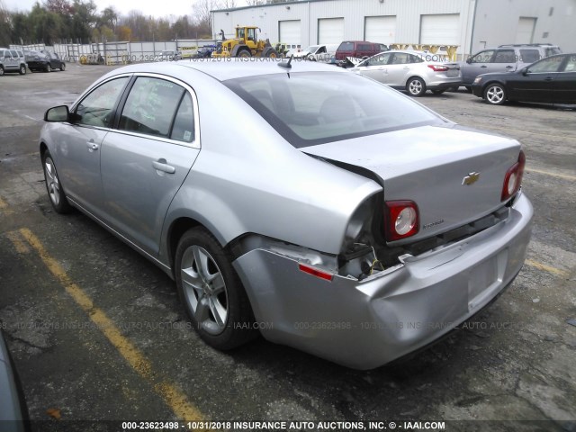 1G1ZB5E1XBF261211 - 2011 CHEVROLET MALIBU LS Silber Foto 3