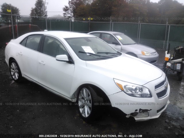 1G11E5SA3DF240826 - 2013 CHEVROLET MALIBU 2LT WHITE photo 1