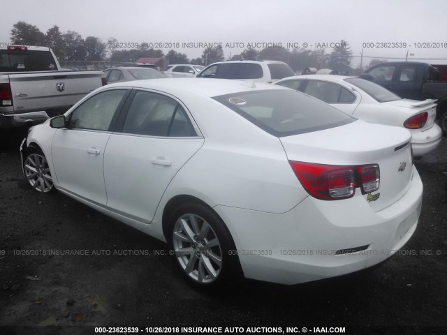 1G11E5SA3DF240826 - 2013 CHEVROLET MALIBU 2LT WHITE photo 3