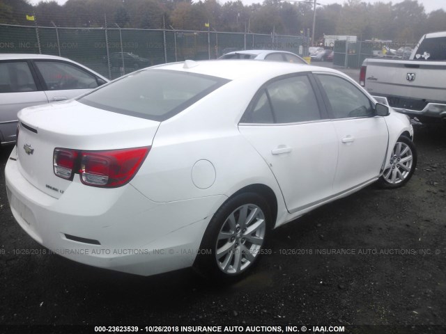 1G11E5SA3DF240826 - 2013 CHEVROLET MALIBU 2LT WHITE photo 4