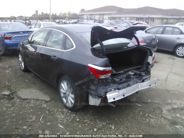 1G4PS5SKXD4247220 - 2013 BUICK VERANO BROWN photo 3