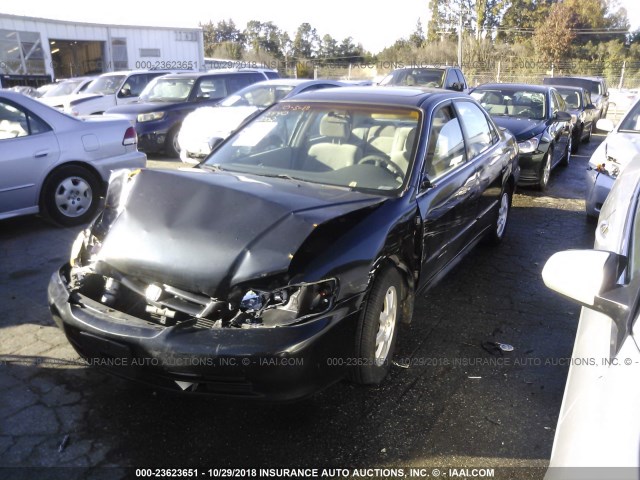 1HGCG66892A128440 - 2002 HONDA ACCORD EX/SE BLACK photo 2