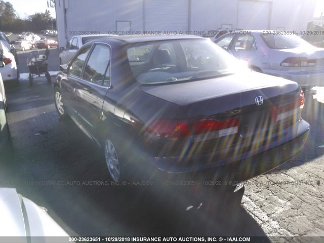 1HGCG66892A128440 - 2002 HONDA ACCORD EX/SE BLACK photo 3