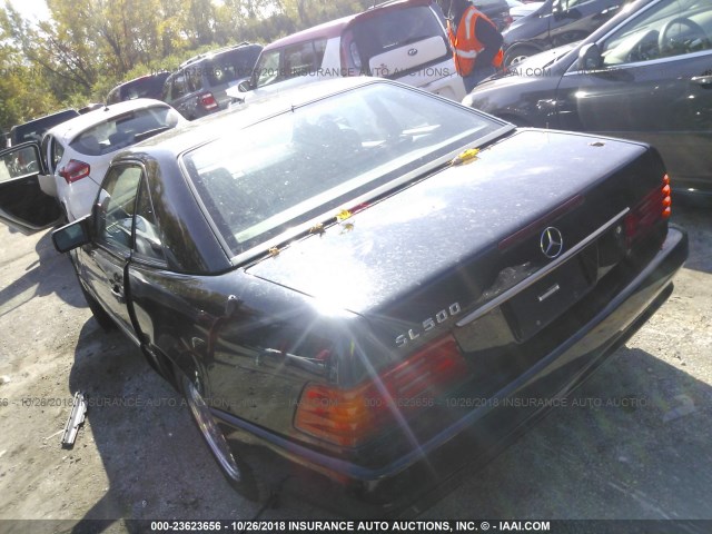 WDBFA67E3RF089423 - 1994 MERCEDES-BENZ SL 500 BLACK photo 3