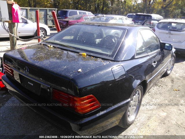 WDBFA67E3RF089423 - 1994 MERCEDES-BENZ SL 500 BLACK photo 4