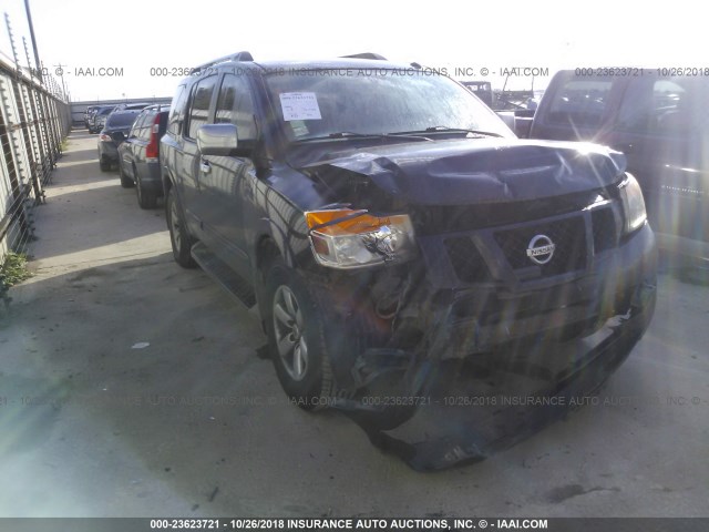 5N1BA0ND6BN617051 - 2011 NISSAN ARMADA SV/SL/PLATINUM GRAY photo 1